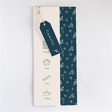 Faire-part naissance symboles de joie - Faire-part assemblé