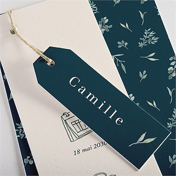 Faire-part naissance symboles de joie - Détail du faire-part