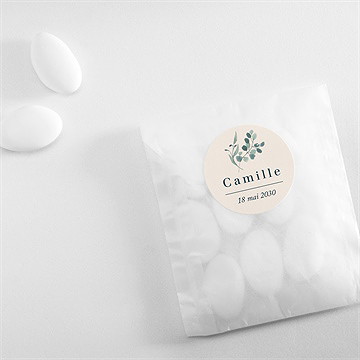 Sticker naissance symboles de joie - Mise en situation