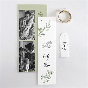 Faire-part mariage sous les oliviers - Vue d'ensemble