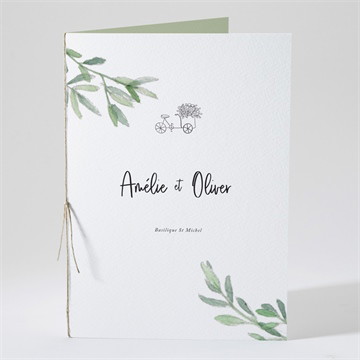 Livret de messe mariage sous les oliviers