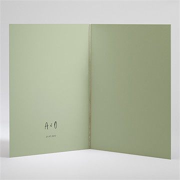 Livret de messe mariage sous les oliviers - Intérieur du livret