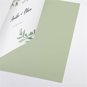 Livret de messe mariage sous les oliviers - Détail du livret