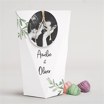 Boîte surprise mariage sous les oliviers