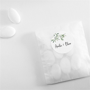 Sticker mariage sous les oliviers - Mise en situation