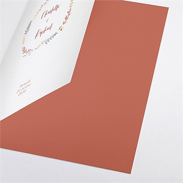 Livret de messe mariage terre de feu - Détail du livret