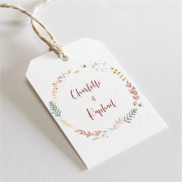 Etiquette mariage terre de feu