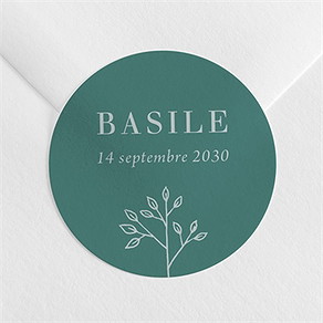 Sticker naissance tendre pousse