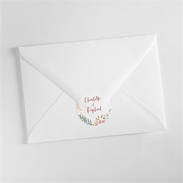 Sticker mariage terre de feu - Mise en situation