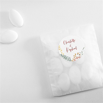 Sticker mariage terre de feu - Mise en situation