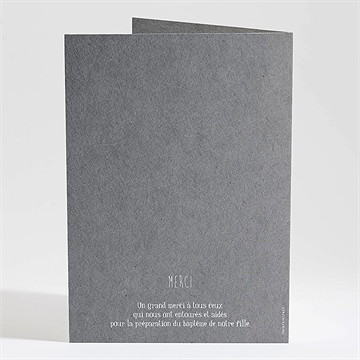 Livret de messe baptême en symboles - Dos du livret