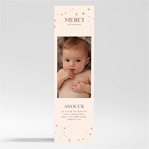 Remerciement naissance mon etoile
