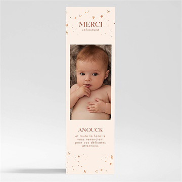 Remerciement naissance mon etoile