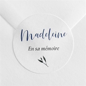 Stickers décès en profonde sérénité magnet