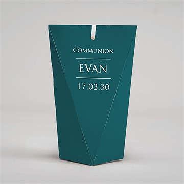 Boîte surprise communion jolis petits symboles - Dos de la boîte