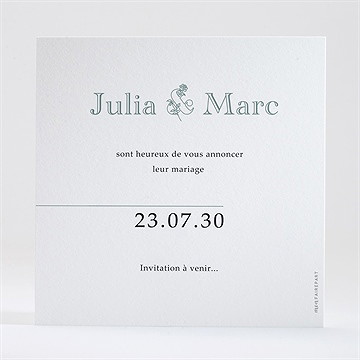 Save the Date mariage let love grow - Dos de la carte