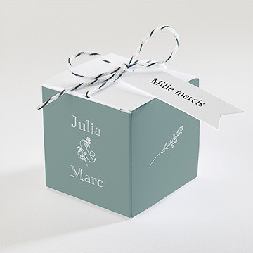 Boîte de dragées mariage let love grow