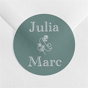 Sticker mariage let love grow