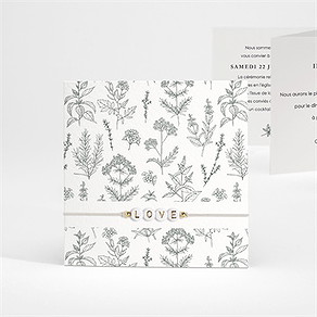 Faire-part mariage love & co