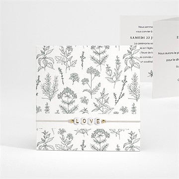 Faire-part mariage love & co