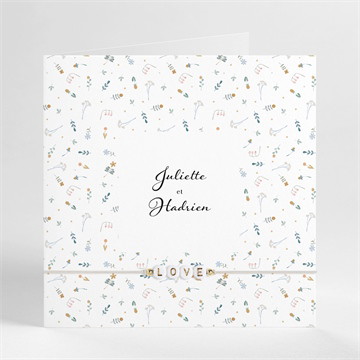 Faire-part mariage notre sweet love