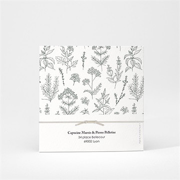 Faire-part naissance notre fierté - Dos du faire-part