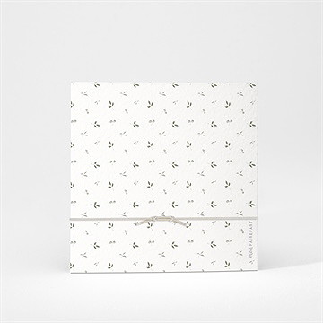 Faire-part naissance doux message - Dos du faire-part