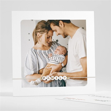 Faire-part naissance petite tribu