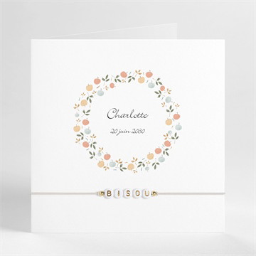 Carte pliée bracelet