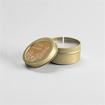 Bougie mariage belle découverte - Mise en situation