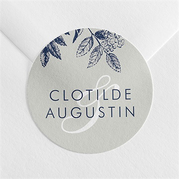 Sticker mariage esperluette - Mise en situation