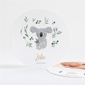 Faire-part naissance mon koala