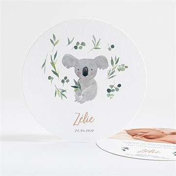 Faire-part naissance mon koala
