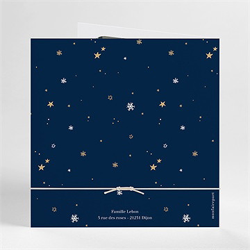 Carte de voeux fierté - Dos de la carte