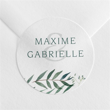 Sticker mariage douceur du pinceau