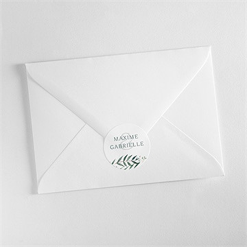 Sticker mariage douceur du pinceau - Mise en situation