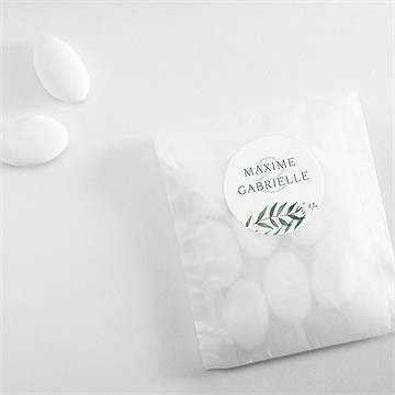 Sticker mariage douceur du pinceau - Mise en situation