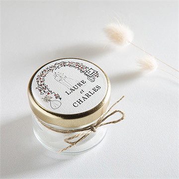 Sticker mariage belle intimité - Mise en situation