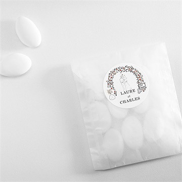 Sticker mariage belle intimité - Mise en situation