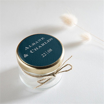 Sticker mariage fleur des champs - Mise en situation