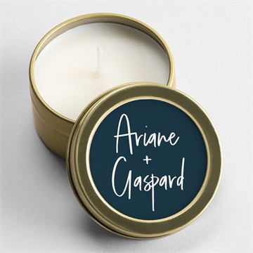 Bougie mariage belle idylle