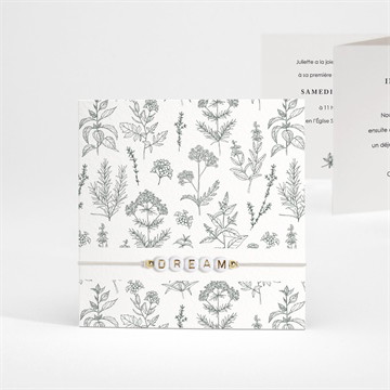 Faire-part communion rayonnement