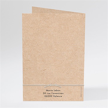 Carte invitation départ à la retraite en route - Dos du faire-part