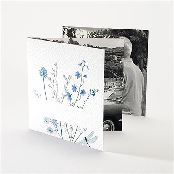 Faire-part décès présent et mémoire - Détail du faire-part