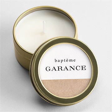 Bougie baptême essentiel sacré