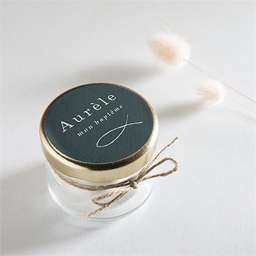 Sticker baptême ichthus - Mise en situation