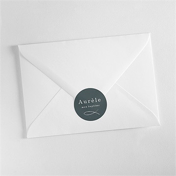 Sticker baptême ichthus - Mise en situation