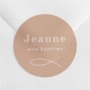 Sticker baptême le souffle