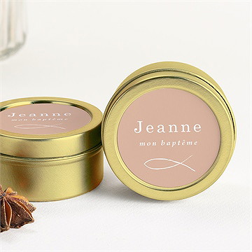 Bougie baptême le souffle