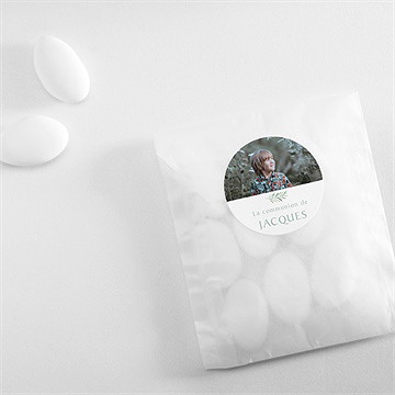 Sticker communion végétal et dorure - Vue 4